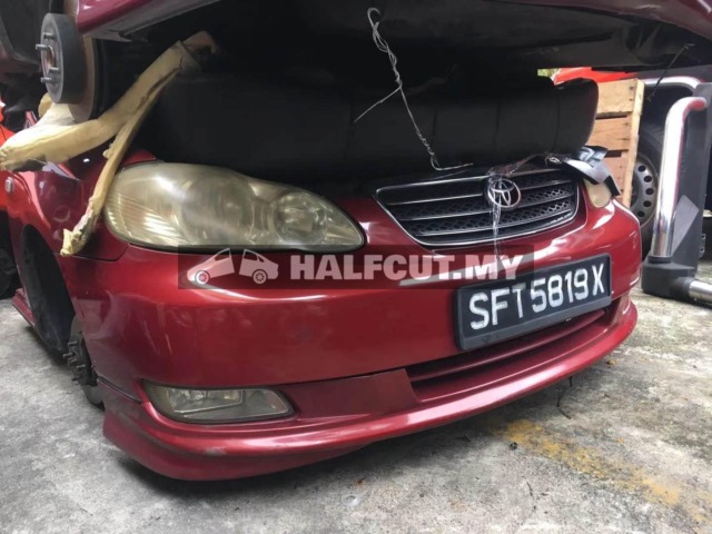 TOYOTA ALTIS 08YR FRONT AND REAR HALFCUT HALF CUT