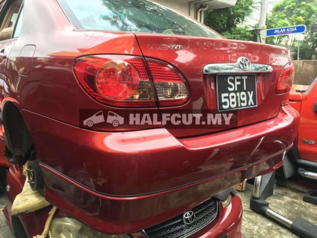 TOYOTA ALTIS 08YR FRONT AND REAR HALFCUT HALF CUT