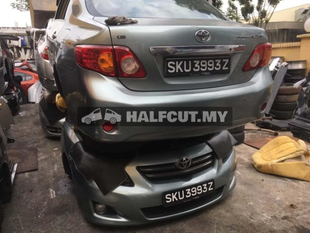 TOYOTA ALTIS 08YR 1.6CC 3ZZ FRONT AND REAR HALFCUT HALF CUT