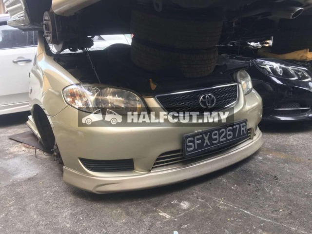 TOYOTA VIOS NCP42 FRONT AND REAR HALFCUT HALF CUT