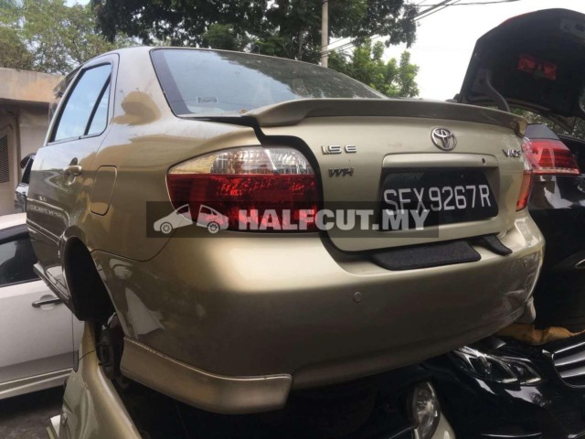 TOYOTA VIOS NCP42 FRONT AND REAR HALFCUT HALF CUT