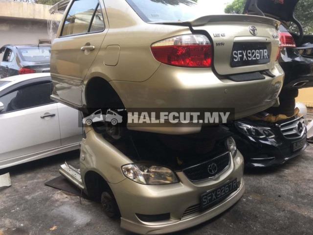 TOYOTA VIOS NCP42 FRONT AND REAR HALFCUT HALF CUT