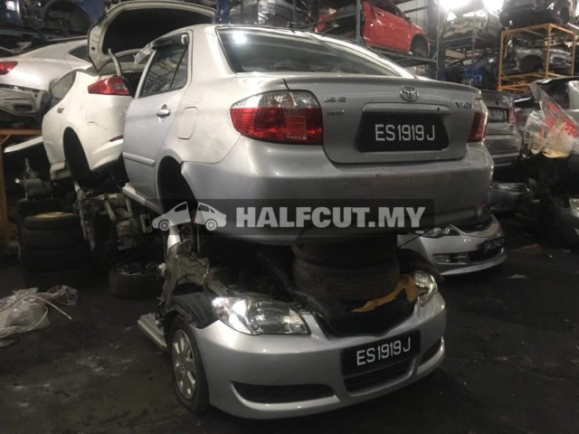 TOYOTA VIOS NCP42 FRONT AND REAR HALFCUT HALF CUT