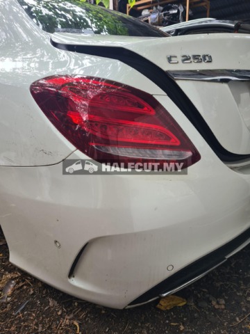 MERCEDES BENZ C250 AMG REAR COMPLETE HALFCUT HALF CUT