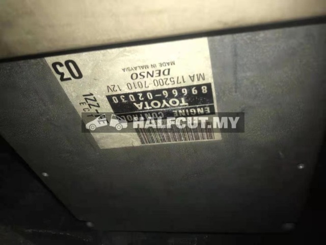 TOYOTA ALTIS 09YR 1ZZ AUTO FRONT AND REAR HALFCUT HALF CUT