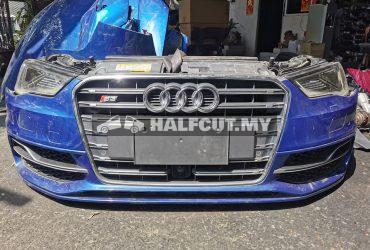 AUDI S3 2015 NOSE CUT BONNET FENDER REAR BUMPER SIDE SKIRT