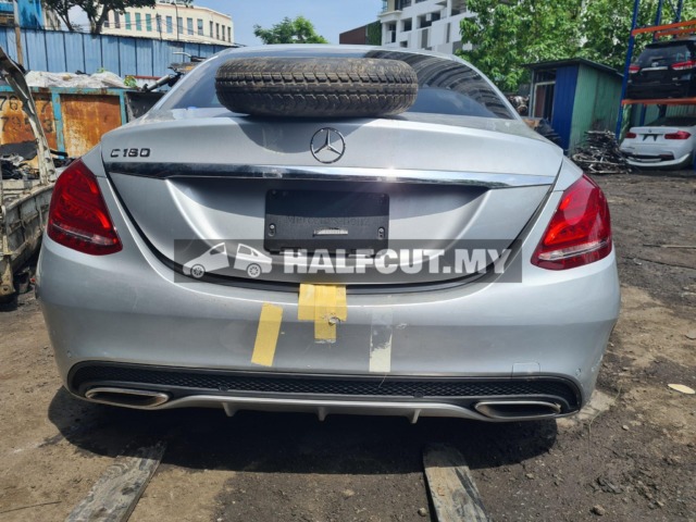 MERCEDES BENZ C CLASS W205 REAR COMPLETE HALFCUT HALF CUT