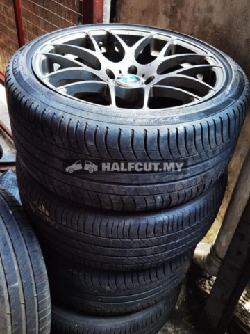 BMW F10 535I N55 TURBO READY STOCK 19&QUOT;SPORT RIM SET FRONT 245 45 19 REAR 275 35 19 HALFCUT HALF CUT