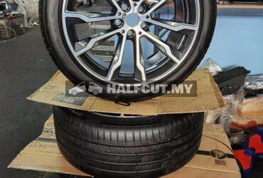 BMW X4 M SPORT 20&QUOT;SPORT RIM FRONT 8JX20 REAR 9 1 2JX20 RUN FLAT PERELLI P ZERO