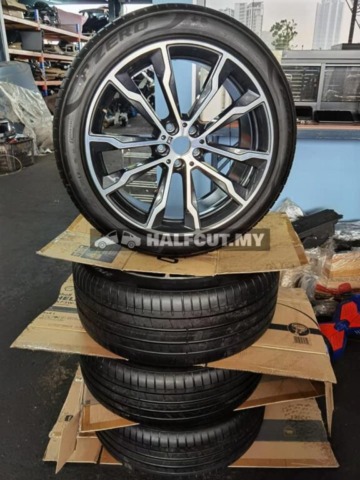 BMW X4 M SPORT 20"SPORT RIM FRONT 8JX20 REAR 9 1 2JX20 RUN FLAT PERELLI P ZERO