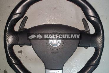 VOLKSWAGEN GOLF GTI MK5 STEERING WHEEL WITHOUT AIRBAG