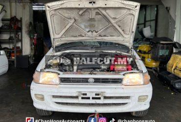 TOYOTA STARLET EP81 4E TURBO M T HALFCUT HALF CUT