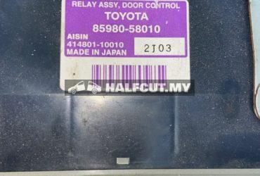 DOOR CONTROL ECU TOYOTA ALPHARD 85980-58010 USED JAPAN
