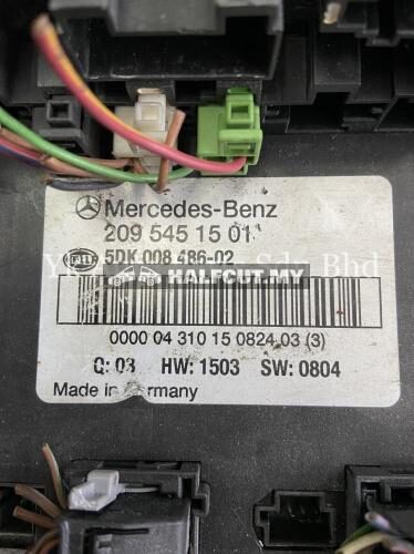 MERCEDES BENZ COMFORT CONTROL MODULE SAM 209 545 15 01 USED