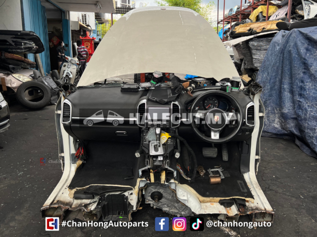 PORSCHE CAYENNE 958 M5502 ENGINE HALFCUT HALF CUT