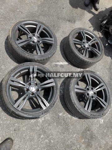 BMW F20 N13 TURBO CKD M CALIPER FRONT N REAR SET 19” SPORT RIM SET HALFCUT HALF CUT