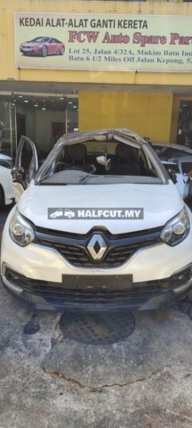 RENAULT CAPTUR H5FG FRT CUT AND REAR CUT