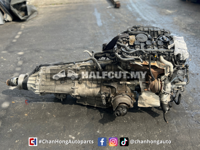 Audi A4 CDN Engine HALFCUT HALF CUT