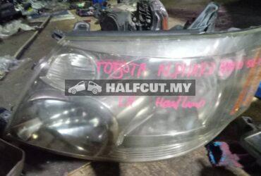 TOYOTA ALPHARD VELLFIREANH10 58-2 LH HEADLAMP HEADLIGHT HEAD LAMP LIGHT