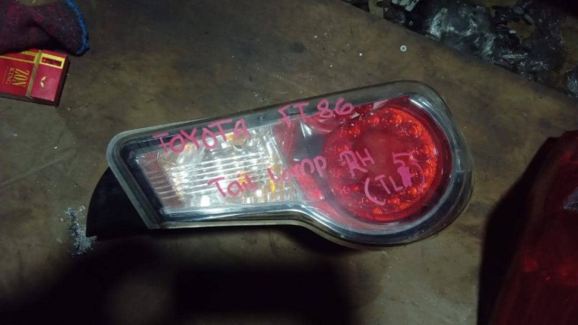 TOYOTA FT86 LH TAILLAMP TAILLIGHT TAIL REAR LAMP LIGHT