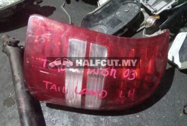TOYOTA WISH 03 LH TAILLAMP TAILLIGHT TAIL REAR LAMP LIGHT