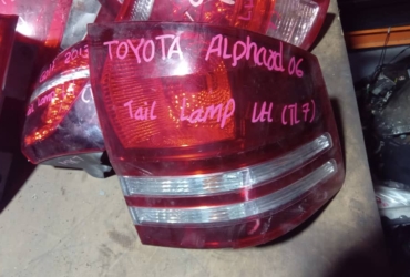 TOYOTA ALPHARD VELLFIRE06 58-18 LH TAILLAMP TAILLIGHT TAIL REAR LAMP LIGHT