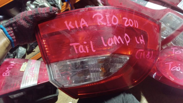 KIA RIO 2014 LH TAILLAMP TAILLIGHT TAIL REAR LAMP LIGHT