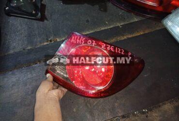 TOYOTA ALTIS 07 ZZE122 RH TAILLAMP TAILLIGHT TAIL REAR LAMP LIGHT