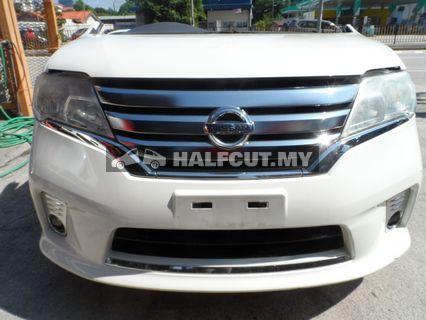 NISSAN SERENA C26 SPARE PART ACCESSORIES HALFCUT HALF CUT