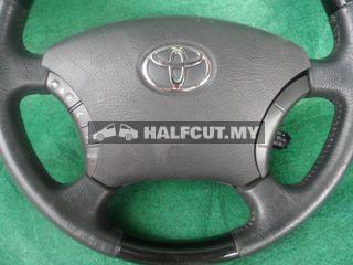 TOYOTA ALPHARD VELLFIRESTEERING WHEEL W AIR BAG