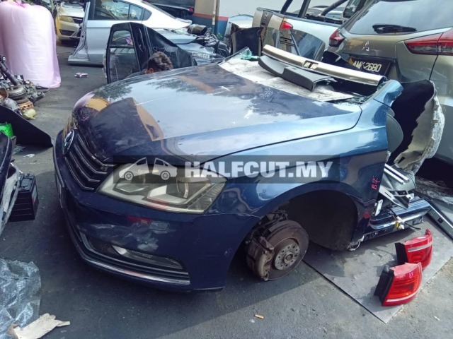 VOLKSWAGEN PASSAT B7 WAGON CAR FRONT HALFCUT HALF CUT