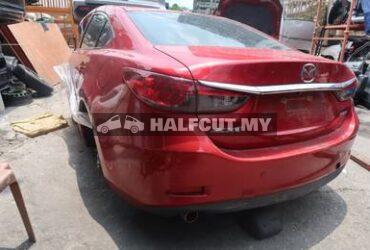 Mazda 6 rear cut 2014
