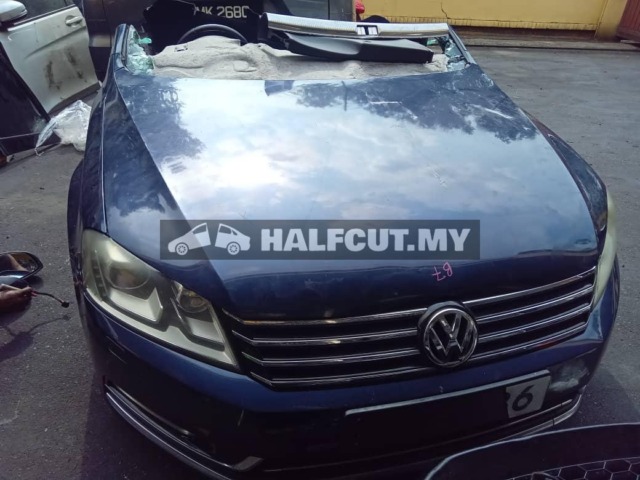 VOLKSWAGEN PASSAT B7 WAGON CAR FRONT HALFCUT HALF CUT