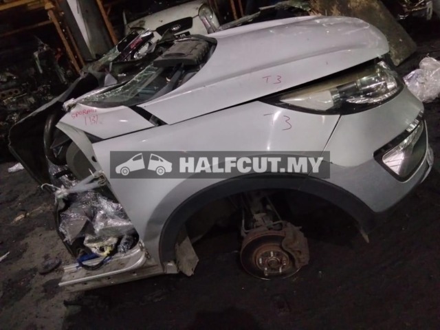 KIA SPORTAGE 2013 FRONT HALFCUT HALF CUT