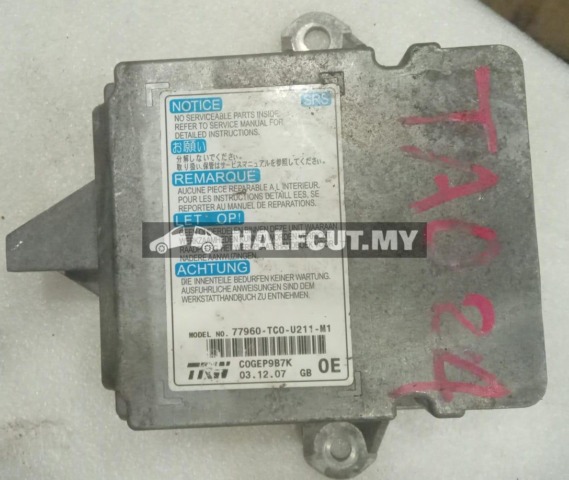 HONDA ACCORD TAO 2.4 AIR BAG ECU 77960-TC0-U211-M1