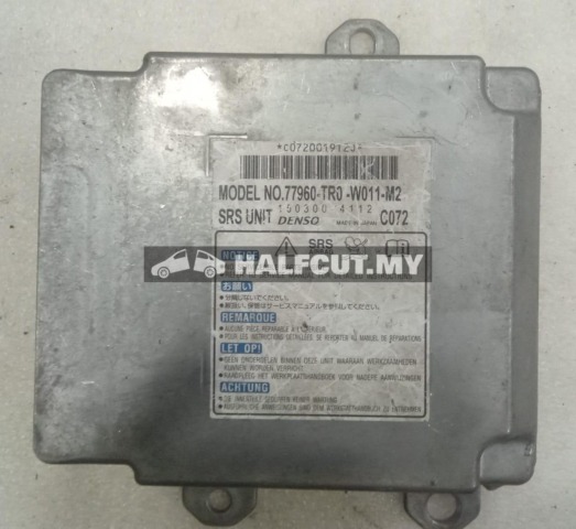 HONDA CIVIC TRO AIR BAG ECU 77960-TRO-W011-M2