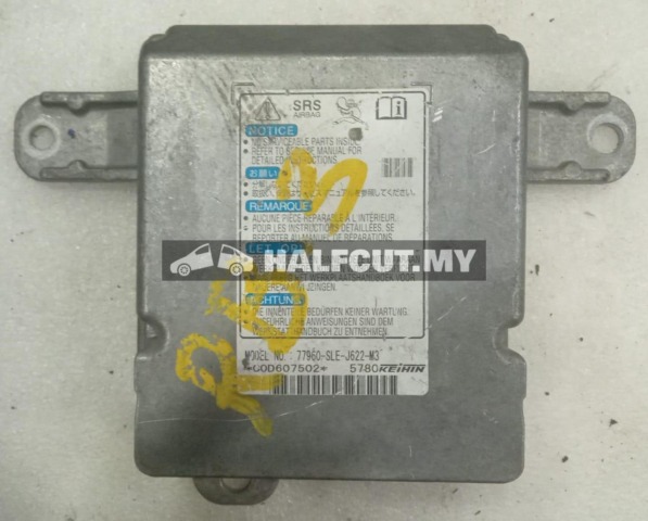 HONDA ODYSSE RB3 AIR BAG ECU 77960-SLE-J622-M3