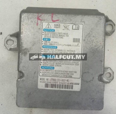 HONDA JAZZ AIR BAG ECU 77960-TFO-Q821-M3