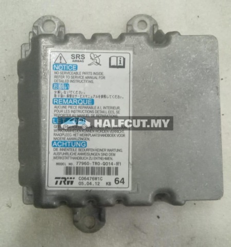 HONDA CIVIC TRO 13 AIR BAG ECU 77960-TRO-Q014-M1