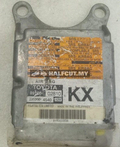 TOYOTA ALTIS 08 AIR BAG ECU 89170-02810