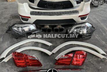 MERCEDES BENZ GL63 W166 BODY PARTS BONNET AMG BUMPER TAILLAMP FENDER SKIRT FRONT GRILLE HEADLAMP HEADLIGHT HEAD LAMP LIGHT