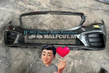 MERCEDES BENZ C CLASS W205 USED FRONT AMG BUMPER