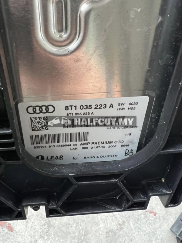 AUDI A4 A5 B8 B& O AMPLIFIER SPEAKER TWITTER