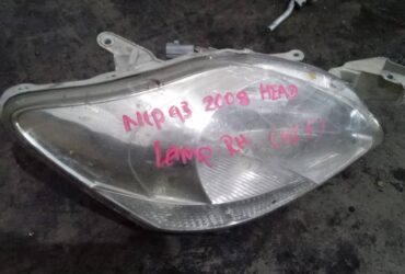TOYOTA VIOS NCP93 2008 HEAD LAMP RH