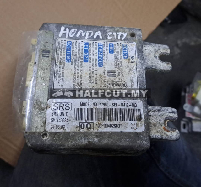 HONDA CITY SEL AIR BAG ECU (77960-SEL-N412-M3)