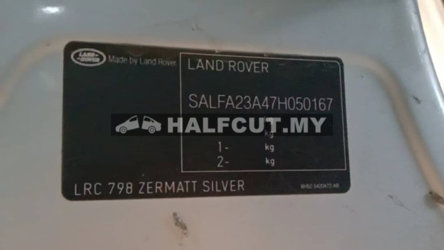 LAND ROVER FREELANDER 2 HALF CUT