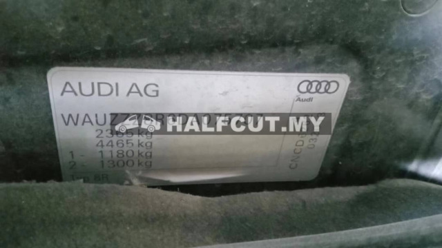 AUDI Q5 CNC 2.0 2013 HALF CUT