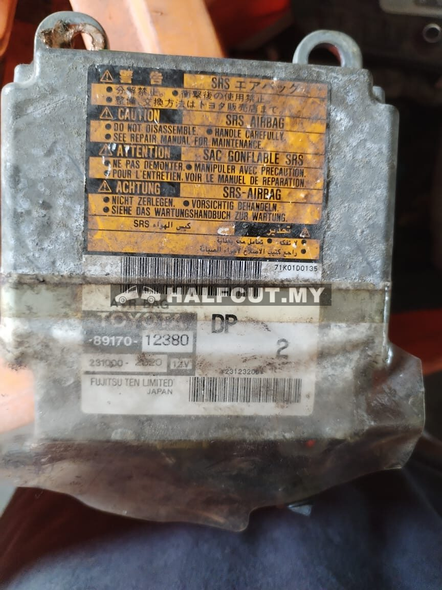 89170-12380(2) TOYOTA ALTIS ZRE122 AIRBAG ECU