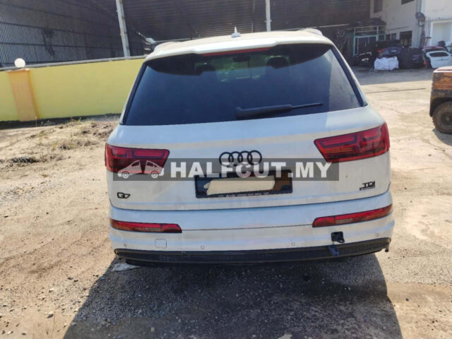AUDI Q7 2015  CRT 3.0 DIESEL 4WD FRONT AND REAR HALF CUT