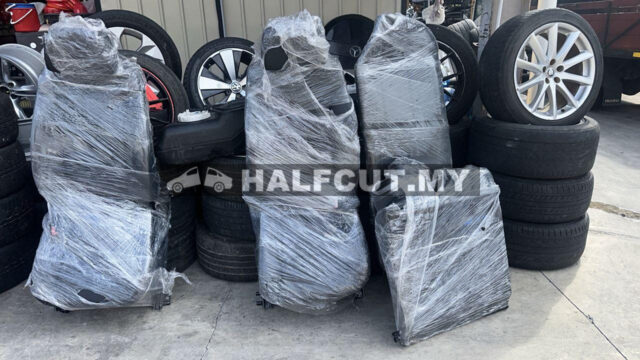 Bmw E60 525i lci n52 black top half cut ckd engine rear bonnet trunk cover exhaust full set